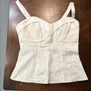 Vixen Maneater White Bustier Top
